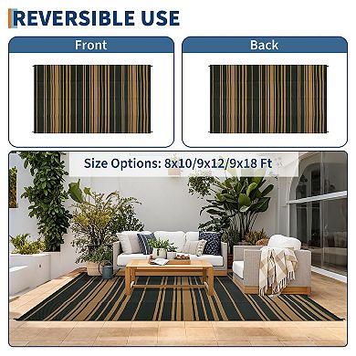 ANIXOL Outdoor Reversible Plastic Rug