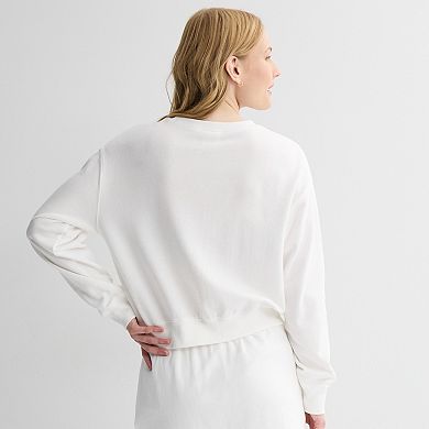 Juniors' Peanuts Malibu Graphic Pullover