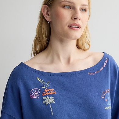 Juniors' Coastal Icon Terry Pullover