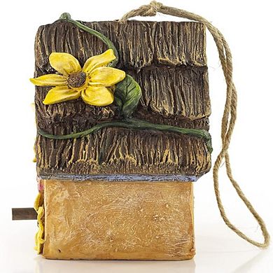 Flower Garden Welcome Hanging Bird House