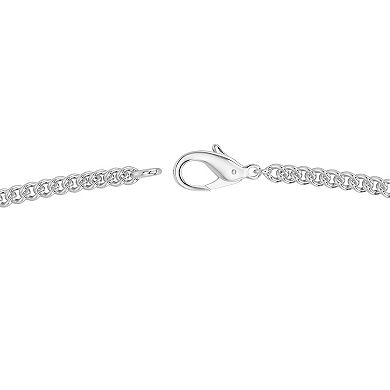 Diamond Brilliance Sterling Silver 3 Carat T.W. Lab-Grown Diamond Necklace