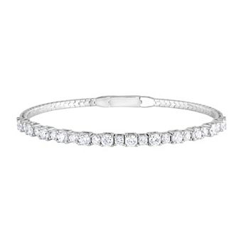 Diamond Brilliance Sterling Silver 3 Carat T.W. Lab-Grown Diamond Bracelet