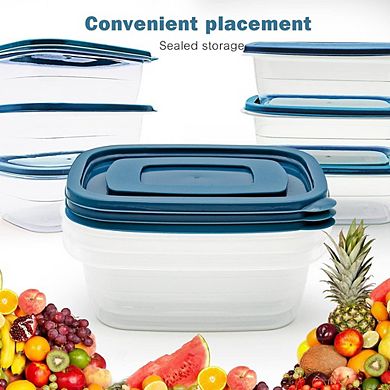 10-Piece BPA-Free Food Storage Containers, 0.53 Qt, Microwave & Freezer Safe