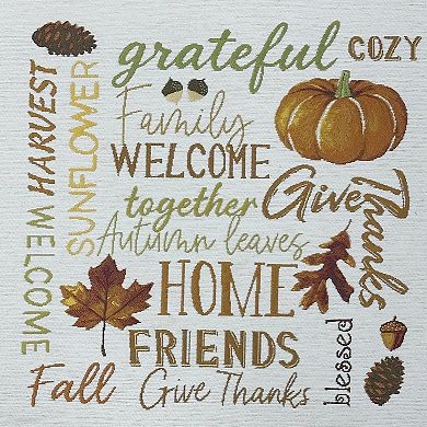 Celebrate Together™ Harvest Tapestry 18-Inch Decorative Pillow