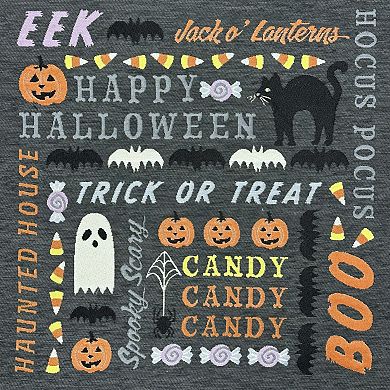 Celebrate Together™ Halloween Words Tapestry Decorative Pillow