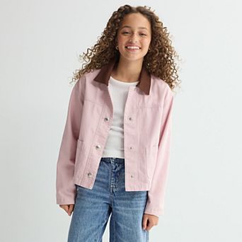 Girls 6-20 SO® Barn Jacket in Regular & Plus Size