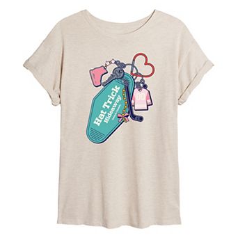 Juniors' Hat Trick Hideaway Hockey Oversized Tee