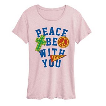 Women's Peace Be With You Graphic Tee