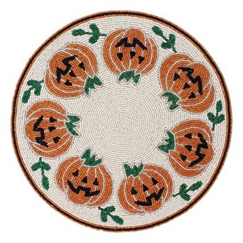Celebrate Together™ Jack O Lantern Beaded Placemat