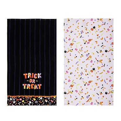 Celebrate Together™ 2-Piece Trick or Treat Kitchen Towel Set