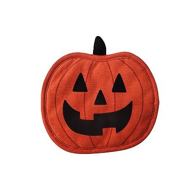 Celebrate Together Halloween 2-Piece Oven Mitt & Pumpkin Pot Holder Set