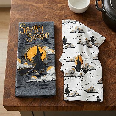 Celebrate Together™ 2-Piece Spooky Witch Kitchen Towel Set