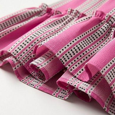 Women's Taylor Dolman Sleeve Smocked Waist Short Dress