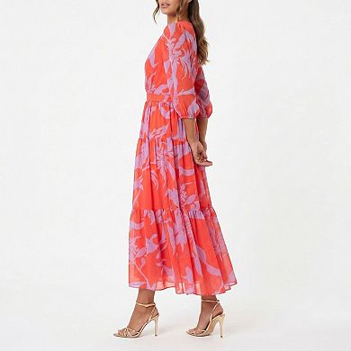 Women's Taylor V-Neck Tiered Maxi Dress