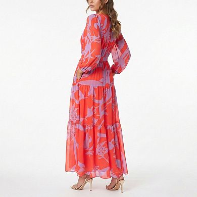 Women's Taylor V-Neck Tiered Maxi Dress