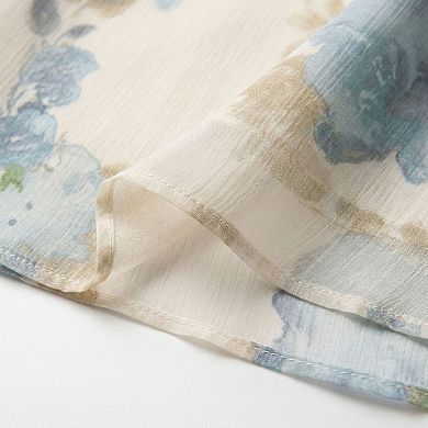 Women's Taylor Floral Print Flutter Sleeve V-Neck Maxi Dress