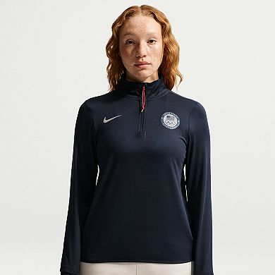 Women's Nike ACG Navy Team USA Element Dri-FIT Half-Zip Jacket