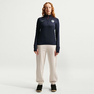 Women's Nike ACG Navy Team USA Element Dri-FIT Half-Zip Jacket