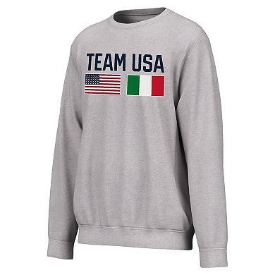 Men's Outerstuff Heather Gray Team USA MiCo Sweatshirt