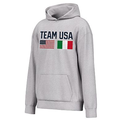 Men's Outerstuff Heather Gray Team USA MiCo Hoodie