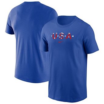 Men's Nike Royal Team USA Snow Dri-FIT T-Shirt
