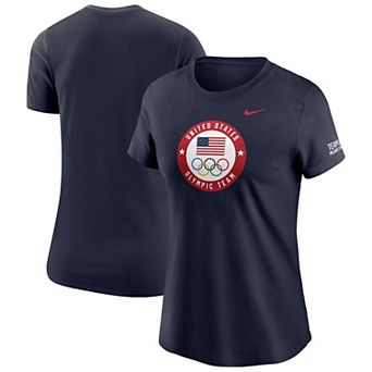 Women's Nike Navy Team USA Milano Cortina 2026 Winter Olympics T-Shirt