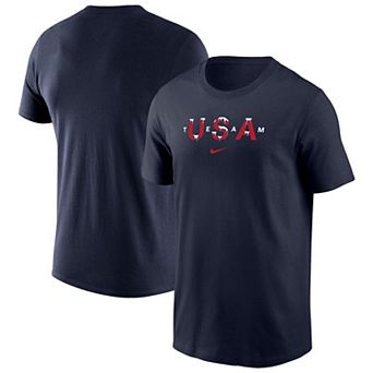 Men's Nike Navy Team USA Snow Dri-FIT T-Shirt