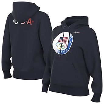 Women's Nike ACG Navy Team USA Phoenix Fleece Hoodie