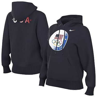 Women's Nike ACG Navy Team USA Phoenix Fleece Hoodie