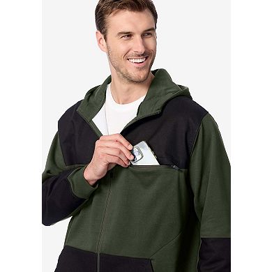 KingSize Men's Big & Tall Tech Fleece Hoodie