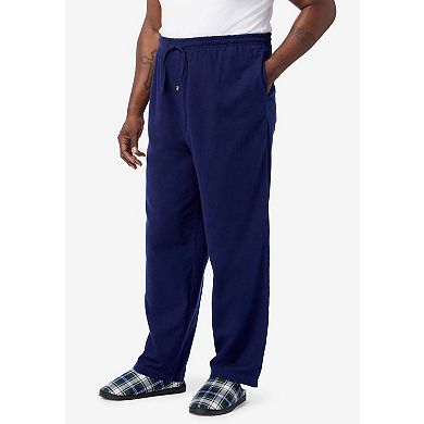 KingSize Men's Big & Tall Solid Flannel Pj Pants