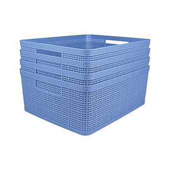 Belle Maison Medium Rectangular Bin 4-Pack Set