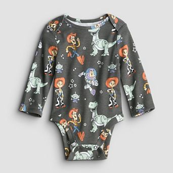 Baby Jumping Beans® Disney's Toy Story Long-Sleeve Lapped Shoulder Bodysuit