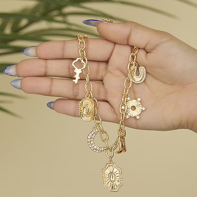 JS Jessica Simpson Starburst Charm Necklace