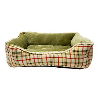 WOOF® Plaid Cuddler Pet Bed