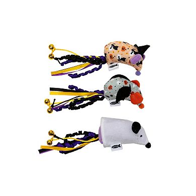Meow Witch Plush Mice Cat Toy 3-Pack
