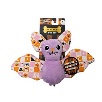 WOOF® Spikey Bat Plush Dog Toy with Squeaker