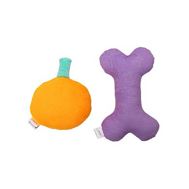 WOOF® 2-Piece Halloween Bone Plush Toy Set