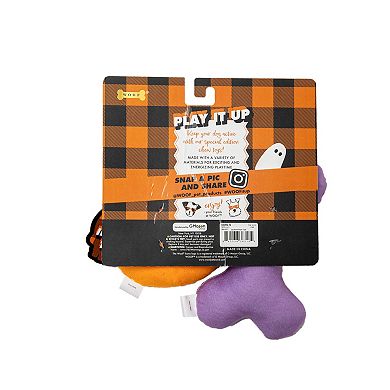 WOOF® 2-Piece Halloween Bone Plush Toy Set