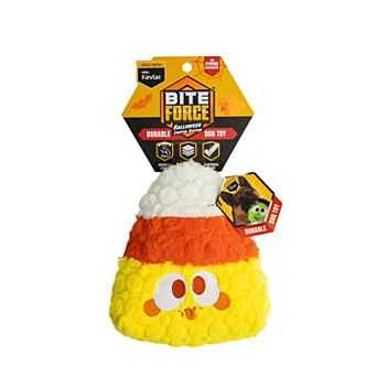 Bite Force Durable Candy Corn Plush Dog Toy