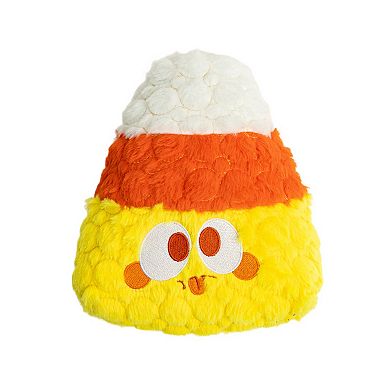 Bite Force Durable Candy Corn Plush Dog Toy