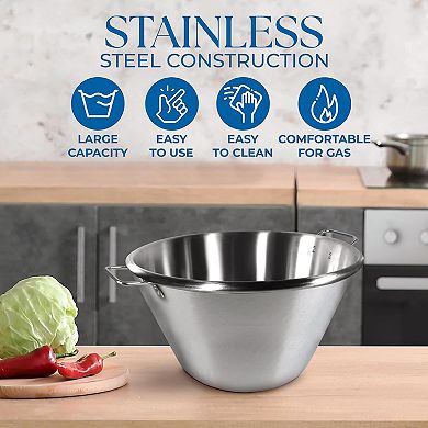 Alpine Cuisine Stainless Steel Cazo 25x13-inch Sanding Finishing Tool , Precision Craftsmanship