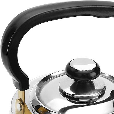 Tea Kettle With Strainer, Stainless Steel, 2.2 L
