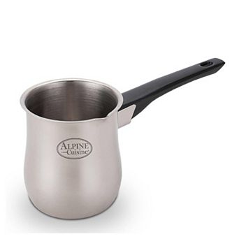 Alpine Cuisine Coffee Warmer 12oz With Heat Resistant Bakelite Handle, Turkish Coffee Maker