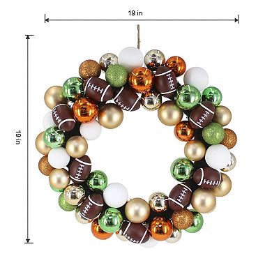 Celebrate Together™ Fall Football Themed Wreath