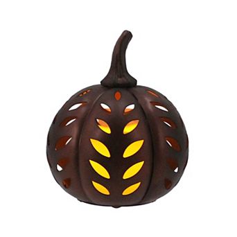 Celebrate Together™ Fall Metal Pumpkin LED Table Decor