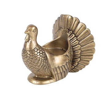 Celebrate Together™ Fall Recrete Turkey Pillar Candle Holder