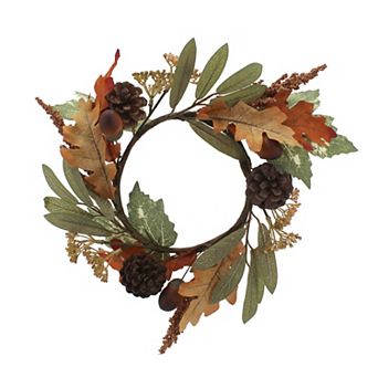 Celebrate Together™ Fall Leaves Mini Artificial Wreath