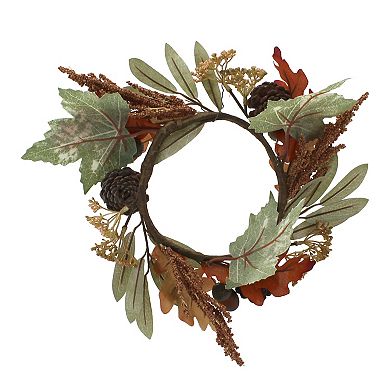Celebrate Together™ Fall Leaves Mini Artificial Wreath