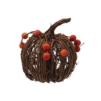 Celebrate Together™ Fall Mini Grapevine & Berry Pumpkin Decor